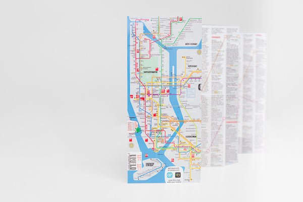 BUNDLE 20 Manhattan Map - Laminated - Midtown Details