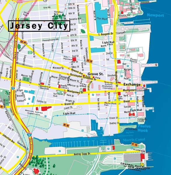 DIGITAL Map - Jersey City / Hoboken